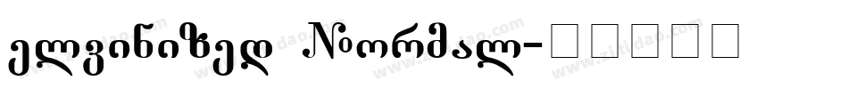 Kelvinized Normal字体转换
